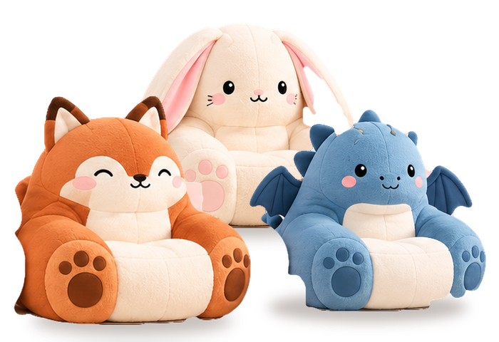 Cheeky Bean characters together